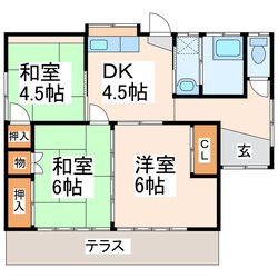 島村様貸家の物件間取画像